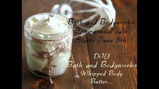 DIY Bath and Bodyworks Whipped Body Butter