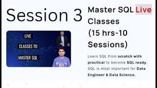 SQL Session 3