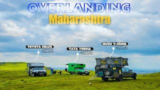 Overlanding Sahyadris Maharashtra | Monsoon Adventure 4x4 Camper Van | Tata Yodha 4×4 | ISUZU  HILUX