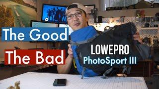 Lowepro Photosport III bag review after a week in Canada