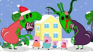 Zombie Apocalypse, Zombie Invasion at Pig House | Peppa Pig's Scary Adventure Animation