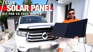 Adding a Solar Panel to my 4WD Pick Up Truck | EASY DIY - CTEK Free Kit