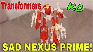 KO Transformers "Sad Nexus Prime"- GotBot True Review NUMBER 659