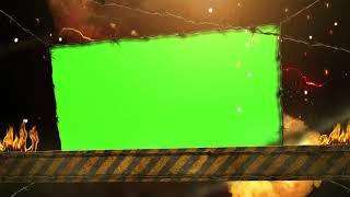 Green Screen War Animation Graphics with Music | FREE TO USE | iforEdits