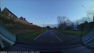 DX68 PMU & BG69 OXE McAuliffe Group Speeding through Tittensor - Garmin 66W