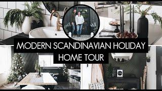 Modern Scandinavian Christmas Home Tour