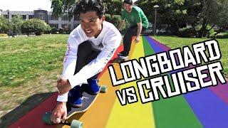 LONGBOARD VS CRUISER BOARD
