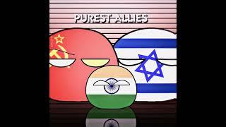 India's Allies Of All Time II #shorts #edit #countryballs #india #history