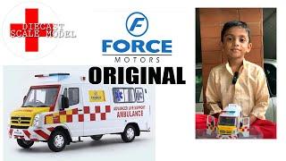 Force Traveller Ambulance Scale Model Unboxing