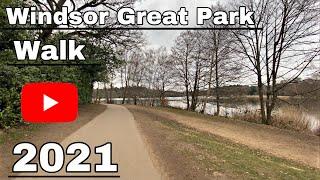 [2021] Walk In Windsor Great Park - Berkshire - Surrey, England