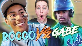 GABE vs ROCCO IN HIGH SCHOOL BASEBALL! | Kleschka Vlogs