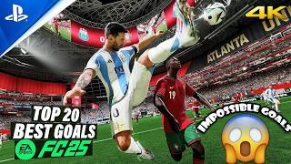 FC 25 - TOP 20 GOALS Compilation | PS5™ [4K60]