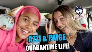 Azzi Fudd Is Going To UCONN! Paige Bueckers & Azzi's CRAZY Quarantine Day In The Life