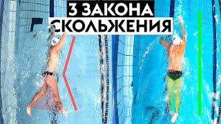 Скольжение в плавании кролем. Как плавать быстрее? Silver Swim