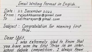 Email Writing Format In English | Manha Education