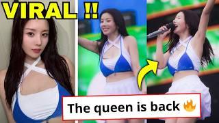 Eunbi has gone viral again for her sexy appearance as a Waterboom goddess at Waterboom Festival 2024