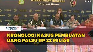 Polisi Ungkap Kronologi Kasus Sindikat Pembuatan Uang Palsu Rp 22 Miliar di Jakbar