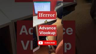 Iferror with Advance Vlookup in Excel #excelwalesir #computertricks #tutorial #training #exceltips