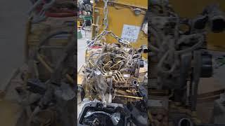 Engine rebuild on a 226b3 cat skidsteer #shop #mechanic #heavyequipment