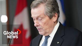 What's next after Toronto Mayor John Tory's resignation?