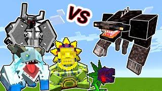 Masticator Vs. Mowzie's Mobs Monsters in Minecraft