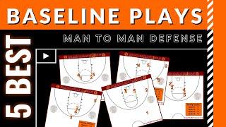 Our Top 5 Baseline Out of Bounds Plays vs Man to Man Defense (BLOB)