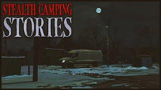 3 Disturbing Vanlife Stealth Camping Stories | Rain & Haunting Ambience