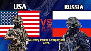USA vs Russia Military Power 2024 | Russia Vs US Military Power Comparison 2024