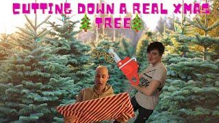 Cutting Down A Real Christmas Tree!