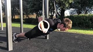 FitBeast Wooden Gymnastics Ring Workout With Rikki Walden Fitness