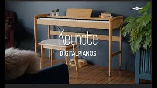 Keynote Contemporary Digital Piano, Light Oak | Gear4music keys and piano