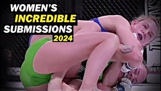 Women's MMA Incredible Submissions 2024 ( Part 2 )