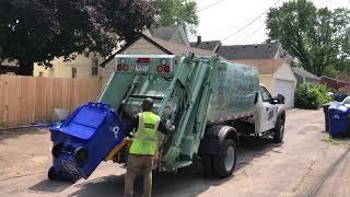 Mini Ford New Way Rear Loader Garbage Truck Packing Recycling