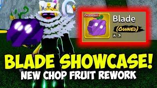 New Blade Fruit is OP! New Best PVE Fruit? | Blox Fruits New Update (Chop Rework) Blade Showcase