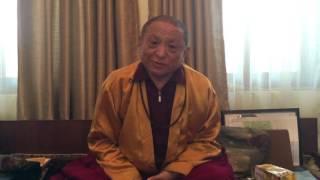 Chokyi Nyima Rinpoche about Tubten Ling