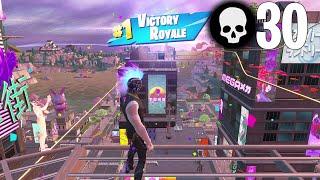 30 Elimination Solo vs Squads Win (Fortnite Chapter 4 Season 2 Gameplay)