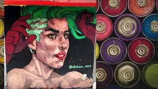 4K StreetArt Mexico Sound by Marc Freccero | Graffiti Mural | @LarwoOnTour