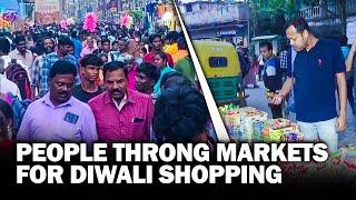 Markets across country witness heavy footfall ahead of Diwali