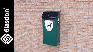 Glasdon International | Wall Mounted Fixing Demonstration | Metal Fido 50™ Dog Waste Bin