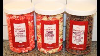 Meijer Valentine’s: Hot Cinnamon Popcorn, Sweet Popcorn & Chocolate Covered Heart Shaped Pretzels