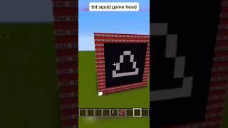 TNT squid game head#minecraft #tnt #shorts