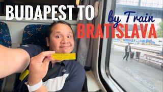 Budapest to Bratislava by Train | Cheap and Affordable DIY Travel [4K] ENG