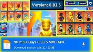 Stumble Guys Mod Menu APK 0.83.5 Unlimited Gems and Tokens (Unlocked All Skins &  Abilities)