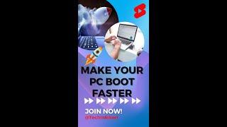 Boot your Windows PC Faster  | #shorts #youtubeshorts #shortvideo #shortsvideo