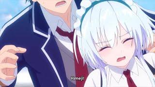 Himeji dramatic with her master anime Liar,Liar