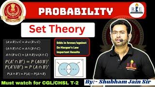 Probability Set Theory Detailed class|Very Important for SSC CGL & CHSL Tier-2| Must watch