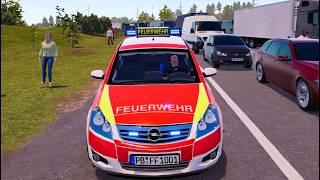 Emergency Call 112 - German Fire Chief Responding! 4K
