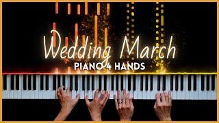 F. Mendelssohn Wedding March [4 hands arrangement]