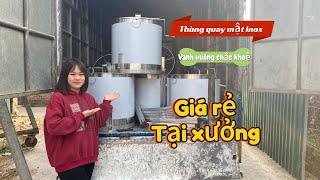 Thùng quay mật inox tri ân giá tại xưởng  giá siêu rẻ