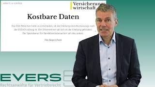 Kostbare Daten | Kommentar zur Urteilsbesprechung in der Versicherungswirtschaft | Jürgen Evers